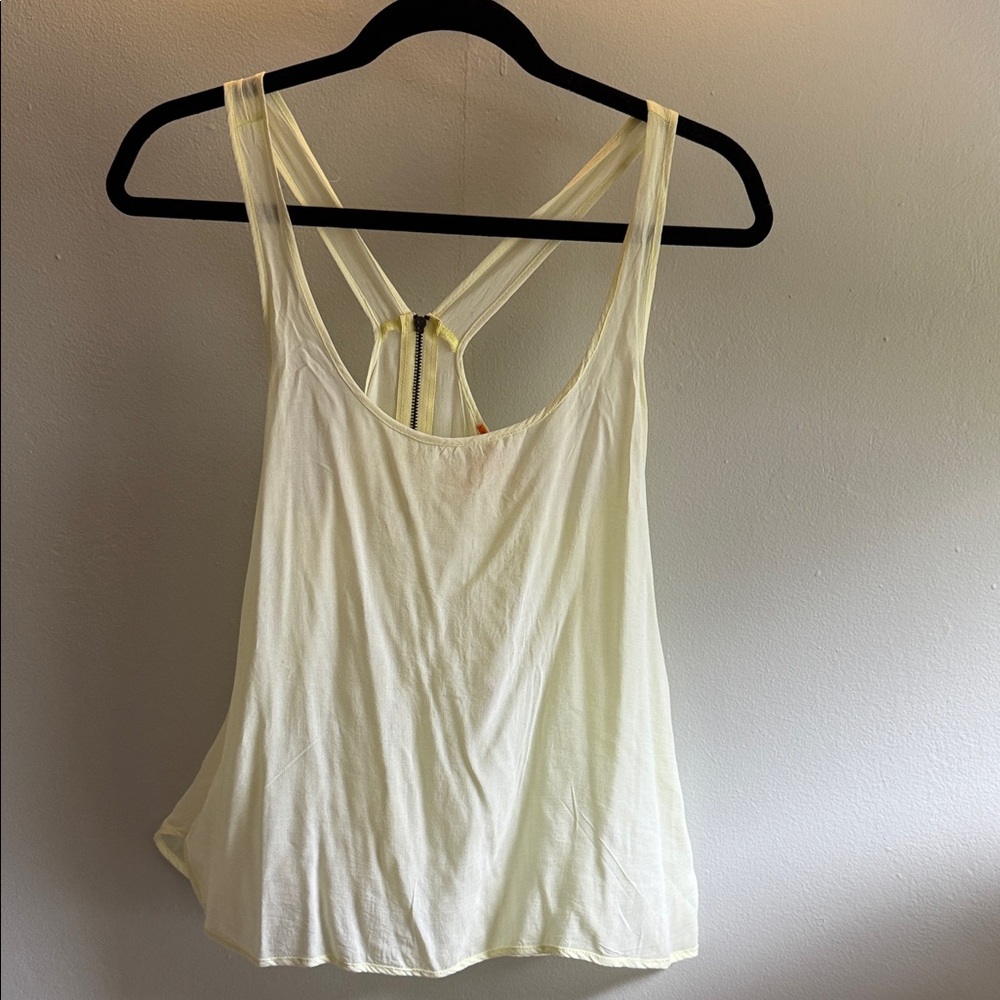 Anama Light Yellow Tank Top